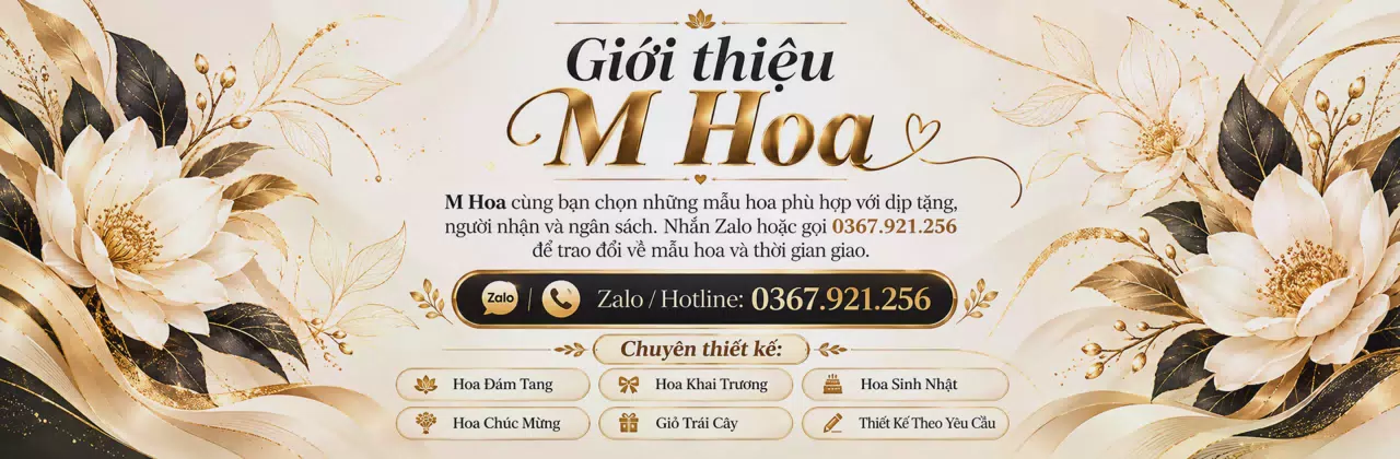 Ảnh bìa Shop hoa tươi Phường Tân Hoà Hồ Chí Minh - Thêm sắc hoa cho ngày vui